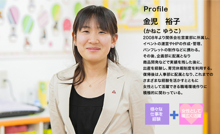 金児　裕子 Profile