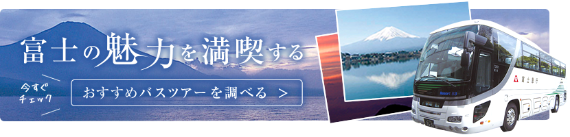 富士の魅力を満喫するおすすめバスツアーを調べる